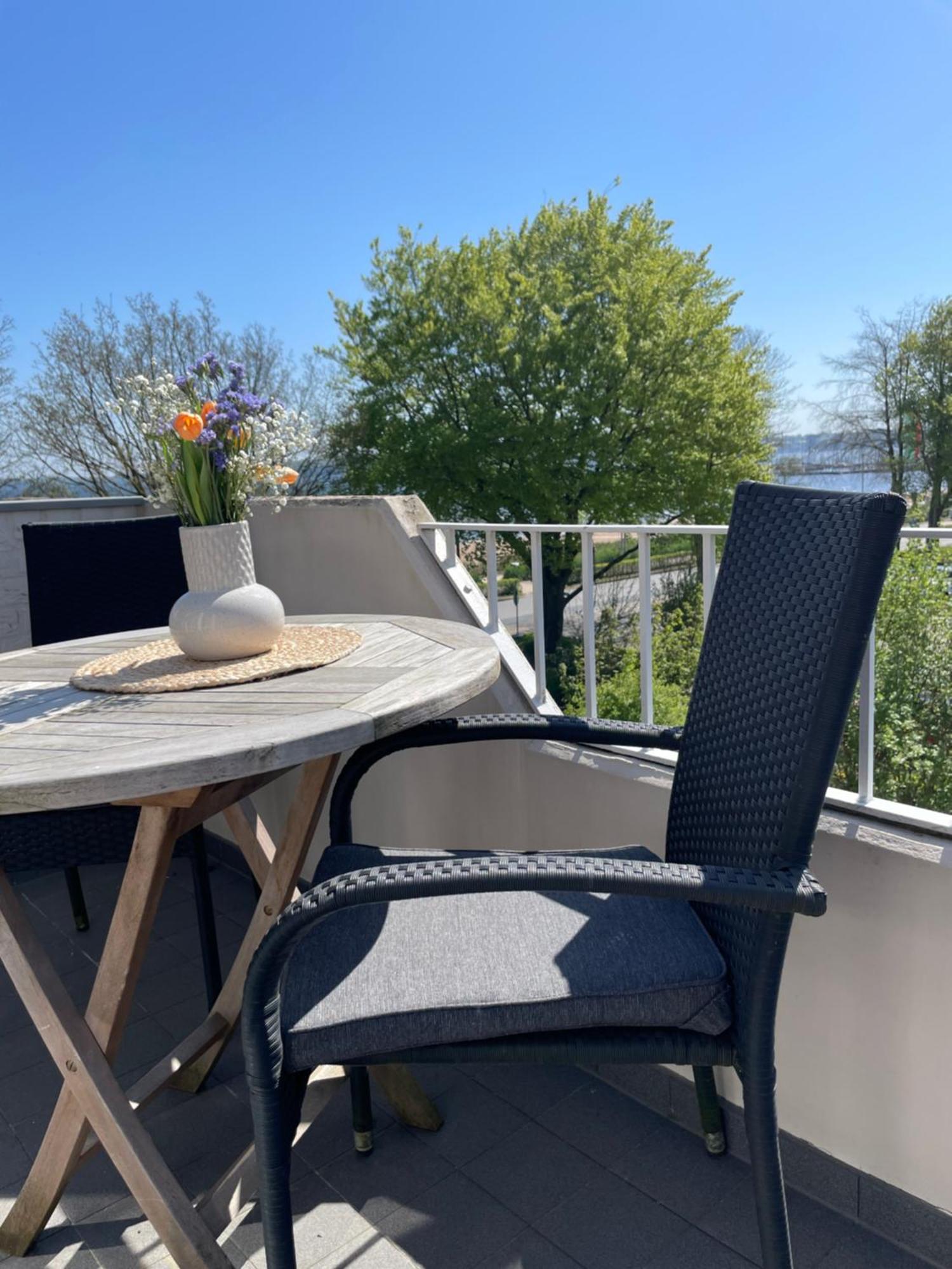 Strandliebe - Fewo Mit Meerblick Harrislee Exterior foto